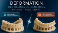 Pourquoi une résine imprimée 3D peut se déformer après impression ?