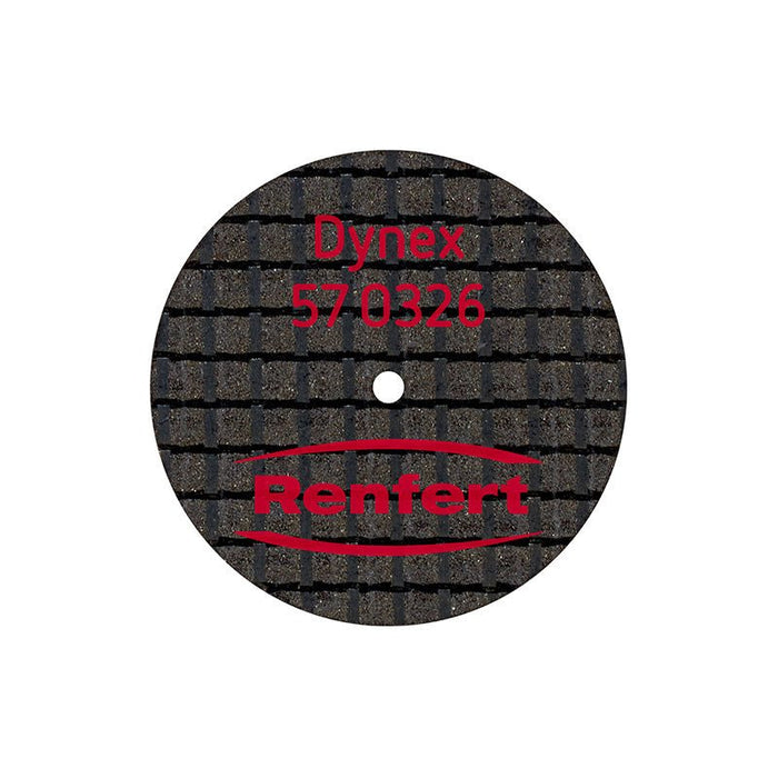 Dynex Disques à Séparer 26 x 0.30 mm - Renfert 57.0326 - Massilia Dental - Fournitures Matériel Cabinet Dentaire