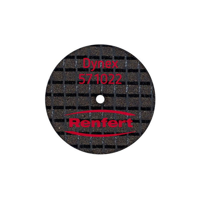 Dynex Disques à Séparer 22 x 1.00 mm - Renfert 57.1022. - Massilia Dental - Fournitures Matériel Cabinet Dentaire