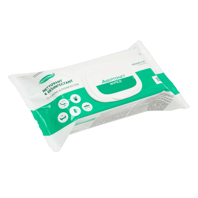 Lingettes Désinfectantes Aseptonet Bactéricides Virucides