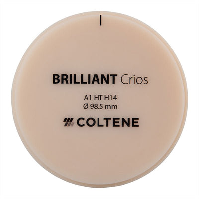 Disque Crios Brilliant HT Coltene 98x14 mm Composite Hybride - Massilia Dental - Fournitures Matériel Cabinet Dentaire