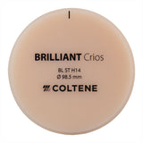 Disque Crios Brilliant ST Coltene 98x14 mm Composite Hybride Renforcé. - Massilia Dental - Fournitures Matériel Cabinet Dentaire