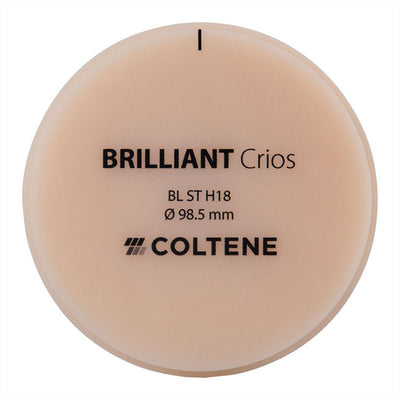 Disque Crios Brilliant ST Coltene 98x18 mm Composite Hybride - Massilia Dental - Fournitures Matériel Cabinet Dentaire