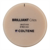 Disque Crios Brilliant ST Coltene 98x18 mm Composite Hybride - Massilia Dental - Fournitures Matériel Cabinet Dentaire