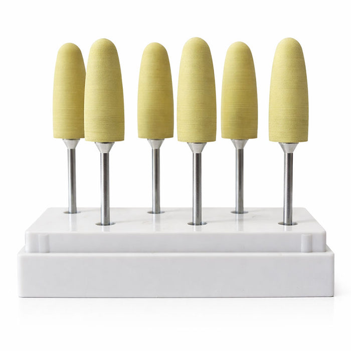 Polissoir flamme jaune Edenta (grain fin) – 24 mm Ø 2,35