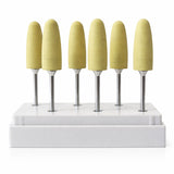 Polissoir flamme jaune Edenta 6 pièces