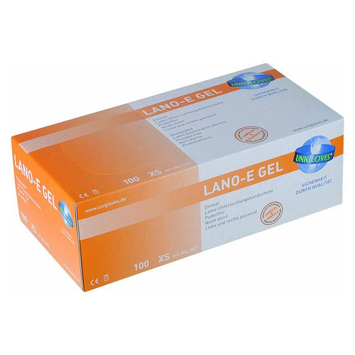 Gants Unigloves Latex Non Poudrés - Soigne les Mains Sèches. - Massilia Dental - Fournitures Matériel Cabinet Dentaire