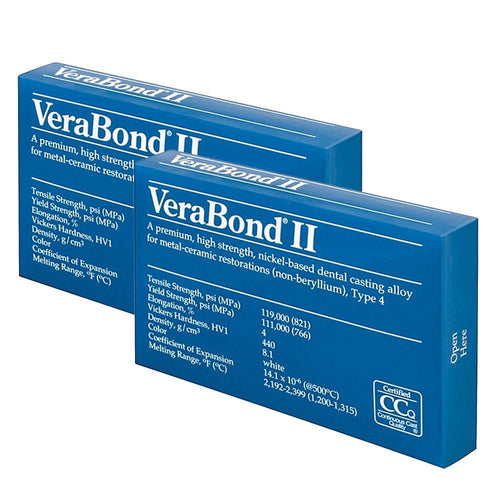 Verabond 2 Métal Ni.Cr Alliage Céramique - CDT 14.1 . - Massilia Dental - Fournitures Matériel Cabinet Dentaire