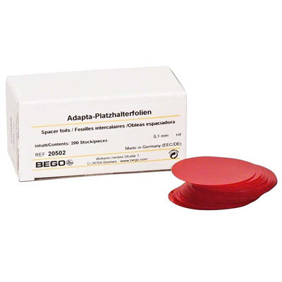 Adapta Bego - feuille thermoformable rouge boite 200 pièces