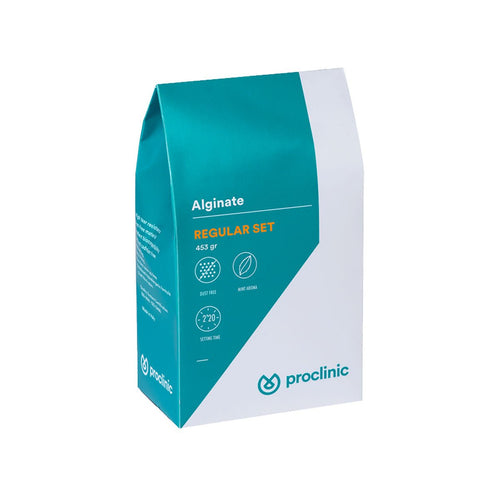 Alginate Régular Orange Arome Menthe Proclinic Sachet 453 Gr - Massilia Dental - Fournitures Matériel Cabinet Dentaire