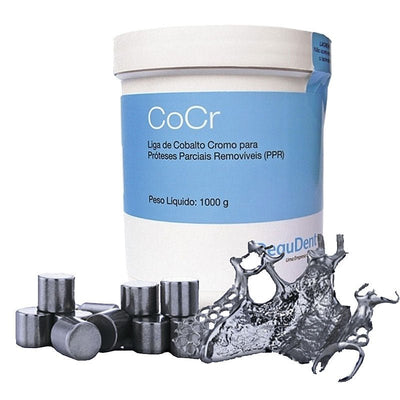 Métal Stellite Chrome Cobalt Degudent Forte Coulabilité - Massilia Dental - Fournitures Matériel Cabinet Dentaire