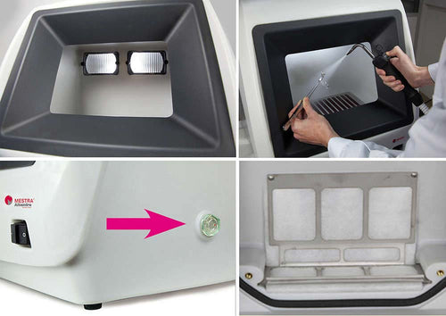 Box à Vapeur Altamira Aspirant Eclairage Vidange - Mestra - Massilia Dental - Fournitures Matériel Cabinet Dentaire