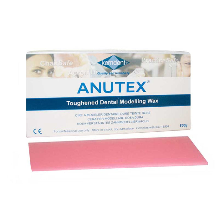 Anutex Cire Plaque Rose 500 gr Kemdent - Prothèse Adjointe