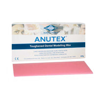 Anutex Cire Plaque Rose 500 gr Kemdent - Prothèse Adjointe - Massilia Dental - Fournitures Matériel Cabinet Dentaire
