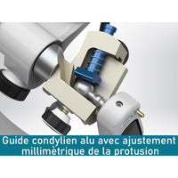 alt="Articulateur dentaire Bio Art A7 Plus - E Coffre et arc facial guide condylien ajustage - Massilia Dental"