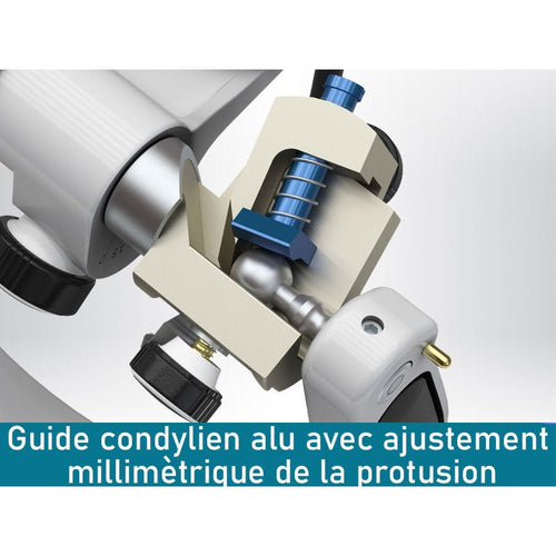alt="Articulateur dentaire Bio Art A7 Plus - E Coffre et arc facial guide condylien ajustage - Massilia Dental"