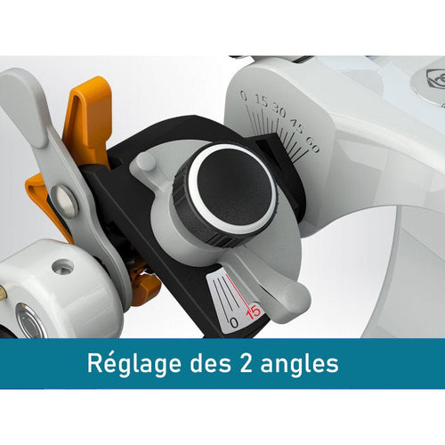 alt="Articulateur dentaire A7 Plus Pro + Arc Facial reglage angle - Massilia Dental"