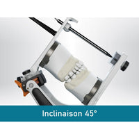 alt="Articulateur dentaire semi adaptable A7 + coffret transport inclinaison - Massilia Dental"