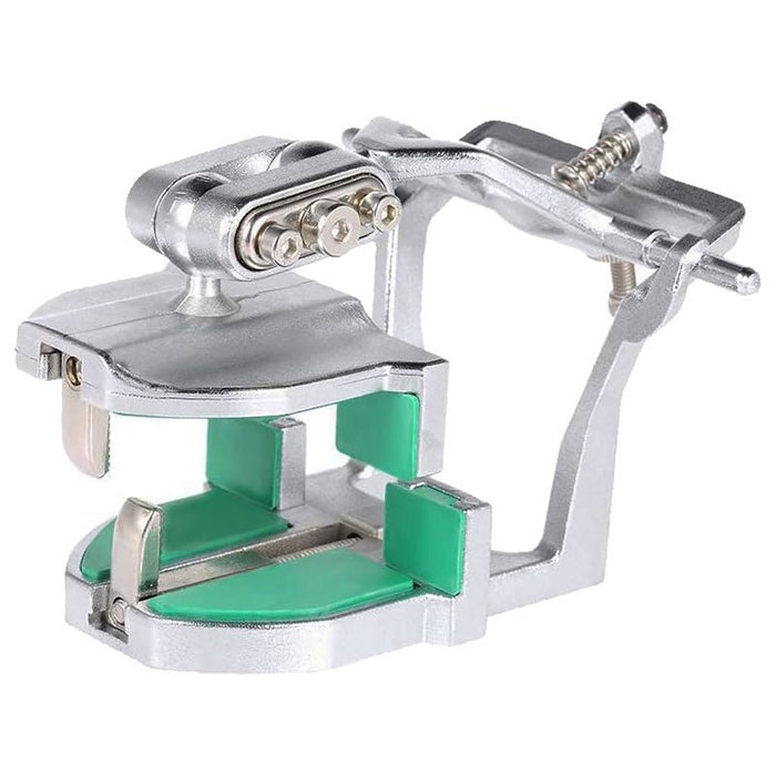 alt="Articulateur sans plâtre Mestra - réglages à rotule - Massilia Dental"