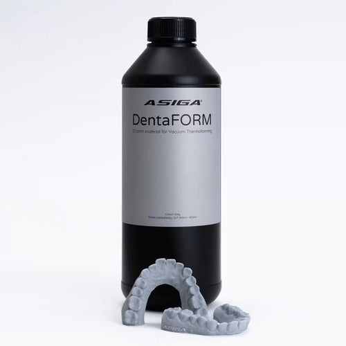 Asiga DentaForm Gris - Impression Modèle à Thermoformage - Massilia Dental - Fournitures Matériel Cabinet Dentaire
