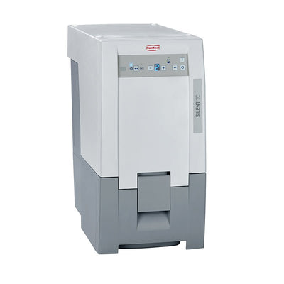 alt="Renfert SILENT TC single workstation extraction unit front view for dental laboratory"