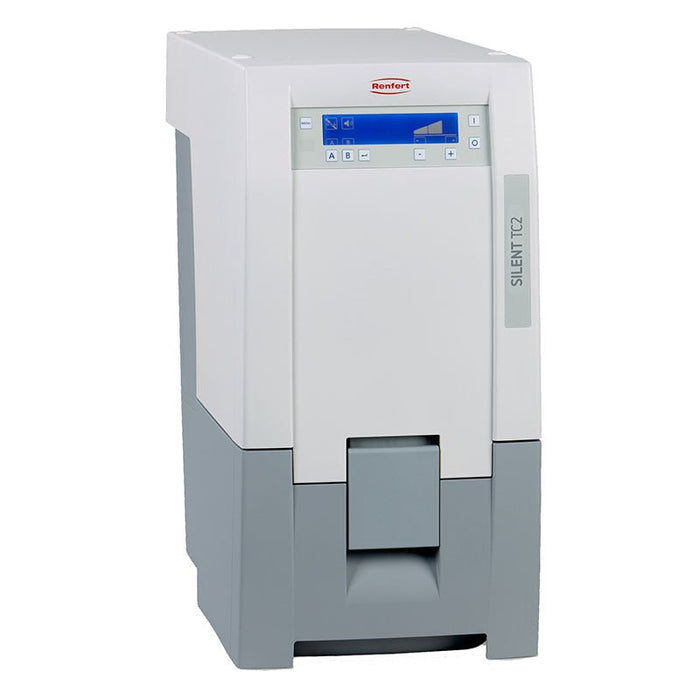 Silent TC2 Compact Suction Renfert for 2-station Dental Workbenches.
