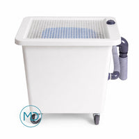 Grand bac de décantation sur roulettes Mestra 70 litres