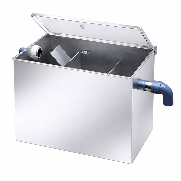 Bac de décantation inox 18 L Mestra sous évier Ø40 pour laboratoire dentaire