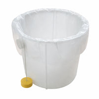 Open round decantation tank bags for Mestra