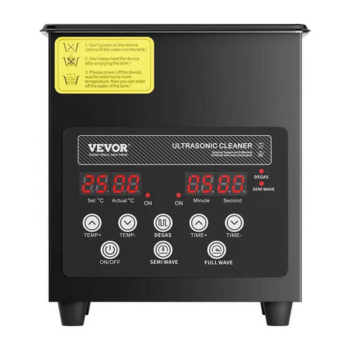 Nettoyeur à Ultrasons 2 Litres - Chauffant Inox - 120 W - Massilia Dental - Fournitures Matériel Dentaire