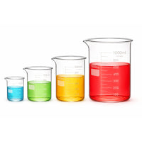 Glass beaker for ultrasound - 4 models color