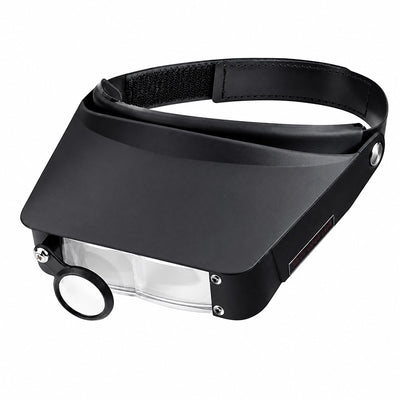 Loupe binoculaire noire standard de 1.8 à 4.8x avec réglage serre-tête