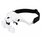 Loupe binoculaire 1.0 à 3.5X éclairage led pour prothésiste dentaire port sangle