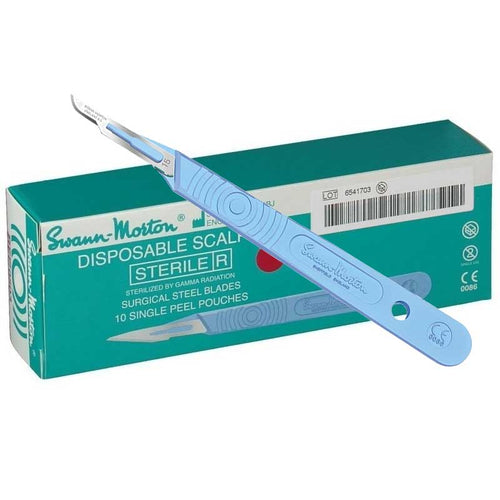 Bistouri Jetable Stérile Swann Morton Emballage Individuel - Massilia Dental - Fournitures Matériel Cabinet Dentaire