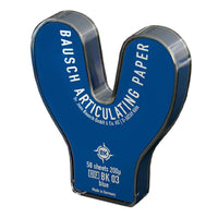 BK 03 Papier Articuler Arcade Bleu 200 µ - Bausch - Massilia Dental - Fournitures Matériel Cabinet Dentaire