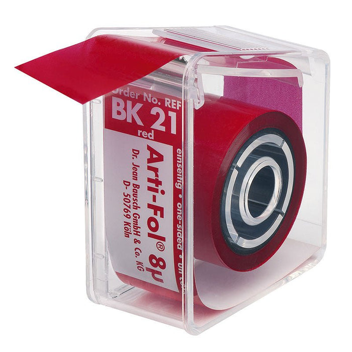 BK21 Arti - Fol 8µ Papier à Articuler Rouge Métallic Bausch - Massilia Dental - Fournitures Matériel Cabinet Dentaire