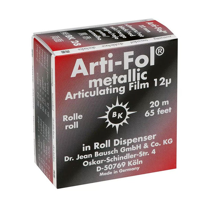 BK28 Arti-Fol Métallique Noir/Rouge Bausch - 12 Microns