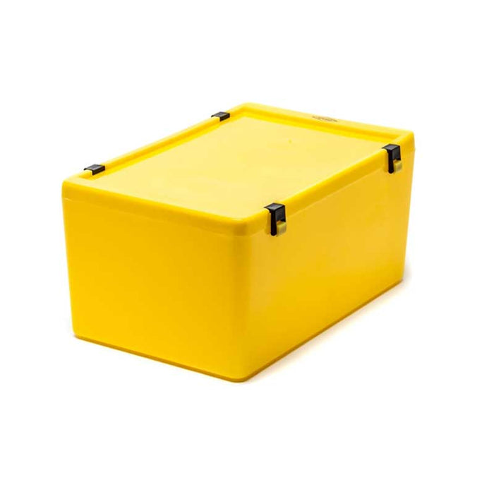 Speiko Boite Transport Laboratoire Jaune Très Résistante - Massilia Dental - Fournitures Matériel Cabinet Dentaire