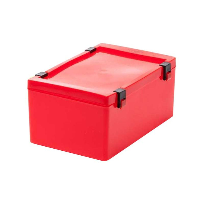 Speiko Boite Transport Laboratoire Rouge Très Résistante - Massilia Dental - Fournitures Matériel Cabinet Dentaire