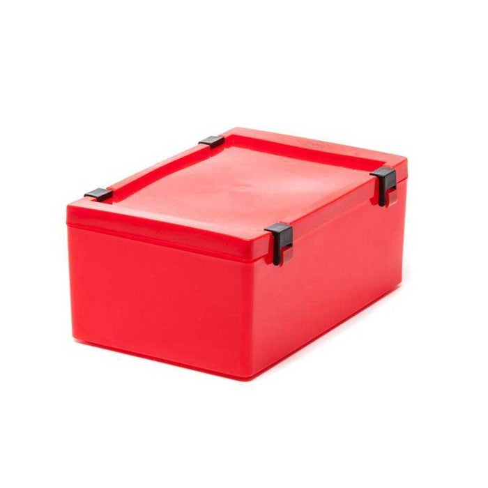 Speiko Boite Transport Laboratoire Rouge Très Résistante