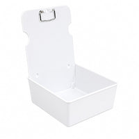 Plateau porte-travaux avec plaque fiche  x 10 pièces - planification 5 blanc