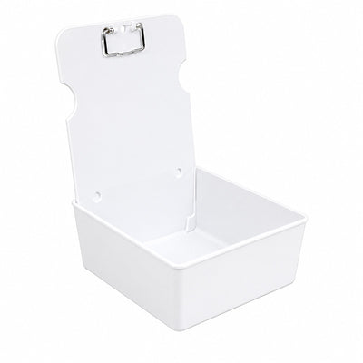 Plateau porte-travaux avec plaque fiche  x 10 pièces - planification 5 blanc