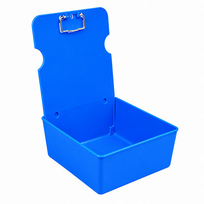 Plateau porte-travaux avec plaque fiche  x 10 pièces - planification 5 bleu