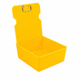 Plateau porte-travaux avec plaque fiche  x 10 pièces - planification jaune