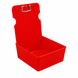 Plateau porte-travaux avec plaque fiche  x 10 pièces - planification rouge