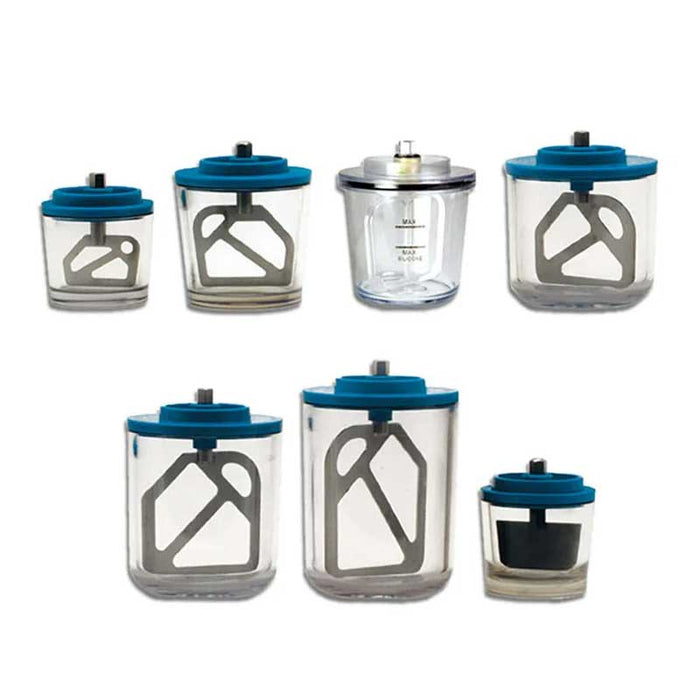 Vasca di miscelazione sottovuoto Iris Mestra – Vasca completa con spatola per laboratorio odontotecnico