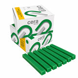 Boudins cire droits Reus pour prise articulation boite 50 pièces verts