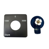 Plaque et bouton interrupteur box de polissage - Mestra