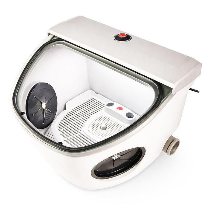 Box de Grattage Eclipse Mestra à poser sur un établi avec lumière