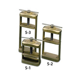 Bride Presse Manuelle Mise en Moufle Mestra - Laiton et Inox - Massilia Dental - Fournitures Matériel Cabinet Dentaire